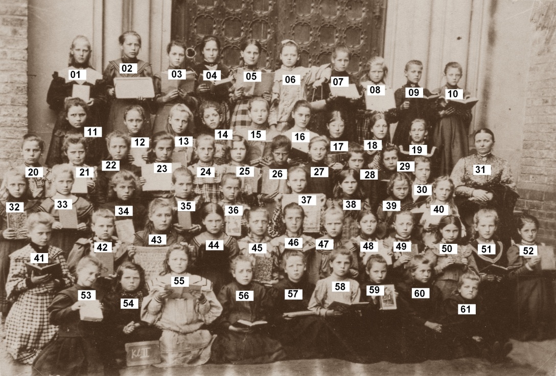 0883b Volksschule Anrath um 1900
