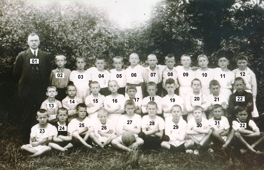 0935b Volksschule Anrath Jahrgang 1915-16 Sportunterricht