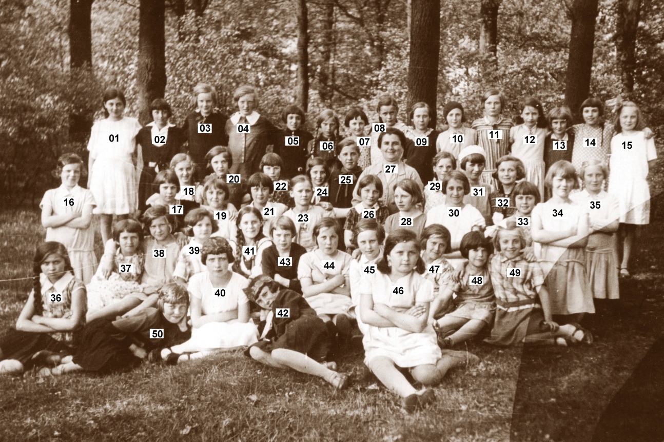 1029b Volksschule Anrath Jahrgang 1918-19 Schulausflug zum Forstwald