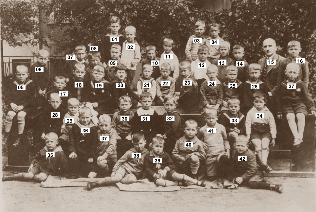 1043b Volksschule Jahrgang 1921-22 Schulentlassung 1936