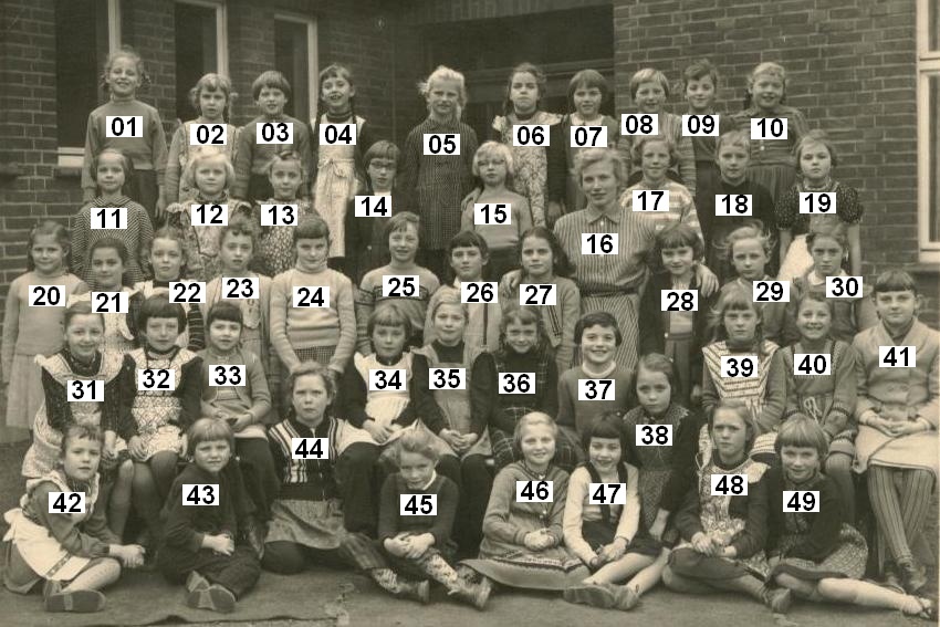 1285b Volksschule Anrath Jahrgang 1949-50