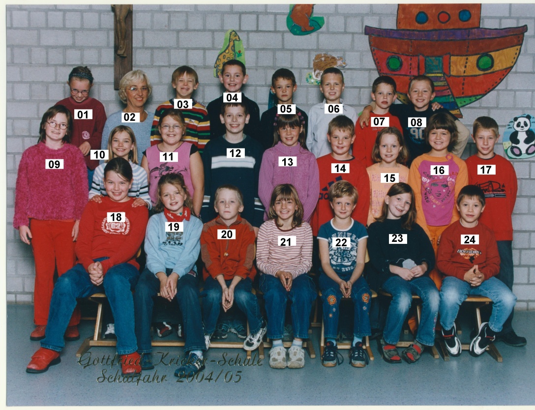 1803b Gottfried-Kricker-Schule Jahrgang etwa 1996